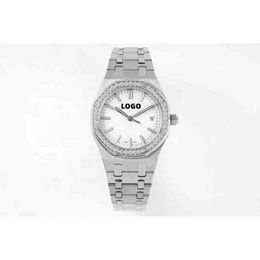 Diver Luxury Mechanical Womens Watch Factory 34mm 77351 Eta 5800 Movement Rose Gold Brand Ladies Diamond T9A9