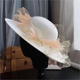 Headpieces Women Japan Style Bridal Hats And Fascinations Lady Hat For Wedding Party Headpiece Ladies Accessories 2022