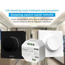 Controllers Miboxer K1 K1B TRI-C1 Rotating Switch Panel Remote AC Triac RF Push Wifi Dimmer Brightness Colour Temperature For LED Buld