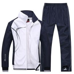 Mens Tracksuits Mens Sportswear Spring Autumn Tracksuit High Quality Sets JacketPant Sweatsuit Male Fashion Print Clothing Size L5XL 220906