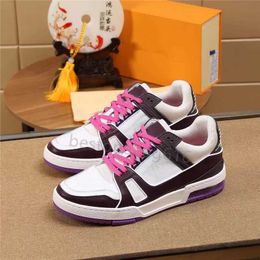 Dress Shoes Designer Luxurys Trainer Casual Shoes Sports Sneakers Trainers White Natural Green Grey Cream Black Burgundy Purple For Me