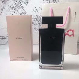 For Her Perfume 100Ml Musc Noir Rose Perfumes Women Fragrance 3.3Fl.Oz Eau De Parfum Long Lasting Good Smell EDP Floral Woman Cologne Spray Body Mist Fast Ship 174