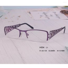 Sunglasses Frames Hight Quality Women Glasses Can Put Prescription Lens For Oculos De Grau Femininos Hollow Out Pattern On Temples Generous