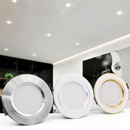 Downlight Ceiling 5W 9W 12W 15W 18W Led Lamp Gold/Silver/White Body AC 220V 230V 240V Light