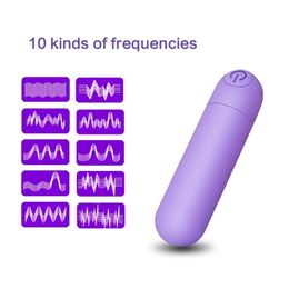 Sex toy massager Powerful Bullet Vibrator for Women Clitoris Stimulator Mute Dildo Vibrators Usb Rechargeable Adult Toys