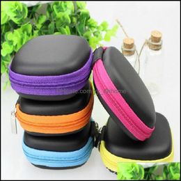 Storage Boxes Bins Headphones Earphone Storage Hard Box Case Pouch Bag Sd Card Hold Wholesale 360 S2 Drop Delivery 2021 Home Garden Dhjsz