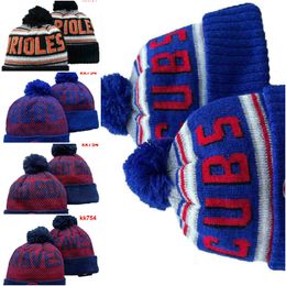 CHICAGO Beanie C North American Baseball Team Side Patch Winter Wool Sport Knit Hat Skull Caps A0