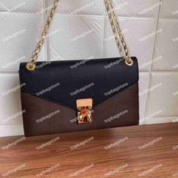 PALLAS Kedjeväska Portmonnä Desinger Shoulder Crossbody Crossbody-väskor Högkvalitativt Lädermode Lyx Kvinnor Lady Pochette Vintage