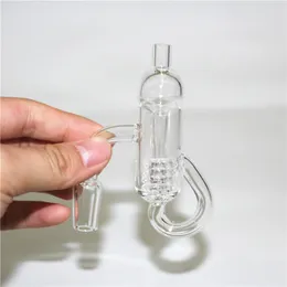 smoking Quartz Banger Cyclone riptide Carb Cap Dome with spinning air hole For Less 30mm Terp Pearl Bubbler Enai Dab Rig