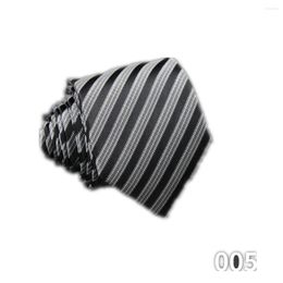 Bow Ties Mens Fashion Stripe 8CM England Style Luxury Necktie Formal Business Man Wedding Dress Shirt Accessories