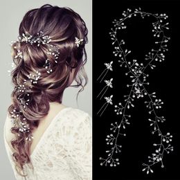 Accessori per capelli cristallini per matrimoni per matrimoni per la sposa sposa per perle e perle della testa della fascia da sposa per le donne gi dhgirlssshop amfai