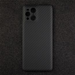 Genuine Real Carbon Fiber Aramid Slim Cases for OPPO Find X3 Pro X3 Matte Hard Cover