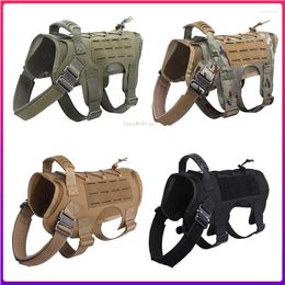 Hunting Jackets Tactical Dog Vest Military Shooting Cs Army Service Vests Nylon Pet Working Training Molle Harness