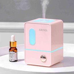 wholesale scents NZ - Humidifiers 180Ml Aromatherapy Essential Oil Diffuser Usb Humidifier With Led Lamp For Home Room Scent Ultrasonic Mist Maker Fogger J220906