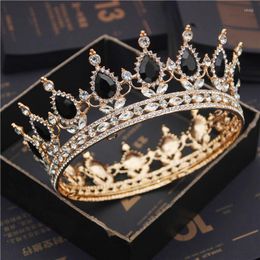 Hair Clips Baroque Bride Tiara Crown For Women Headdress Bridal Wedding Accessories Tiaras And Crowns Jewellery Pageant Diadem