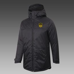 Club Atletico Penarol Penarol Men's Down Winter Outdoor leisure sports coat Outerwear Parkas Team emblems Customised