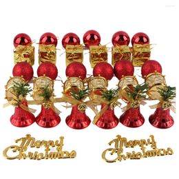Christmas Decorations 32pcs/set Lightweight Balls Party With Hanger Accessories Gift Ornaments Year Tree Baubles Home Decor For Kids