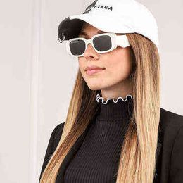 Sunglasses Designer Sunglass White Women Small Square Shape Sunglasses Lunette De Soleil Femme Gafas De Sol Mujer Oculos De Sol Feminino T220831