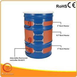 Carpets Customized 55 Gallon 200L 1740 X 250 Mm Silicone Drum Heater Oil Heating Band With Temperature Controller