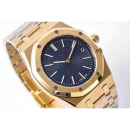 Luxury Watches For Mens Mechanical Diver 39mm 15202 Eta 2121 Movement Full Gold Brand Geneva Designers Wristwatches 1LQ2