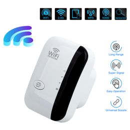 300Mbps WiFi Repeater Finders 300M WiFi Routers Signal Extender 802.11N Long Range Wireless Wi-Fi Access Point Ap Wps Encryption