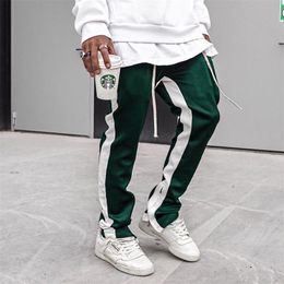 Men's Pants Mens Joggers Casual Pants Men Bottoms Tracksuit Hip Hop Streetwear Skinny Trousers Jogger Sweatpants Sportswear Track Pants 220907