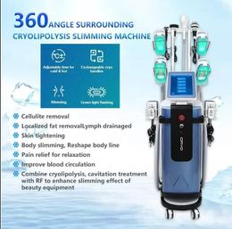 Direct effect 360° cryo slimming fat freeze Machine cryotherapy 5 handles Freezing sculpting lipo laser 40k cavitation body slim beauty equipment