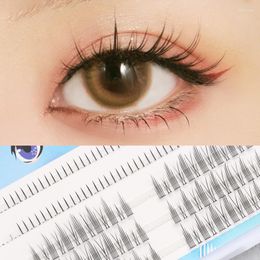 False Eyelashes Japanese Professional Single Cluster Little Devil Lower Mixed Lashes Natural Extension Grafting Makeup