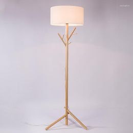 Floor Lamps Nordic Wooden Lamp Living Room Study Bedroom Bedside Decoration Solid Wood Branc Branches Down Table ZL18 Light Ya73