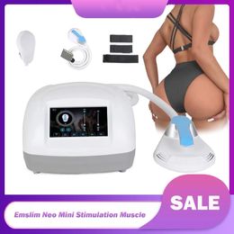 Home Use Slimming Touch Screen Hiemt Mini Neo With RF 7 Tesla Sculpt Ems Muscle Stimulator WeightLoss Body Sculpting Beauty Equipment One Handle Emslim RF Machine