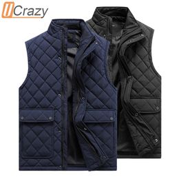 Men's Vests Spring Brand Business Casual Pocket Warm Waistcoat Autumn Waterproof Outfits Sleeveless Coat Jacket 220907