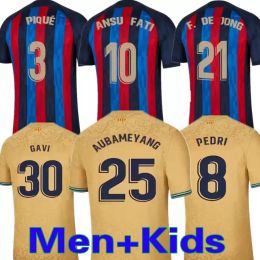PEDRI Soccer Jersey Kessie Christensen ADAMA GAVI 22 23 Camiseta De Futbol FERRAN FC ANSU FATI MEMPHIS S DEST Football Shirt Tee