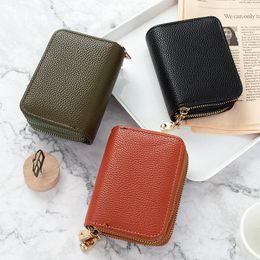 Wallets Women Short PU Leather Zipper Coin Purses Card Holder For Woman Multifunctional Wallet With Multiple Slots