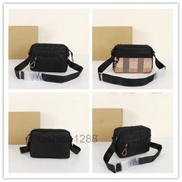 Designer bags Luxury Nylon bag Crossbody Beige System Vintage check Black Shoulder Size 22x11x16.5