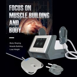 portable em slimming muscles muscle stimulator machine lose body fat building dual 2 handle professional pelvic cushion