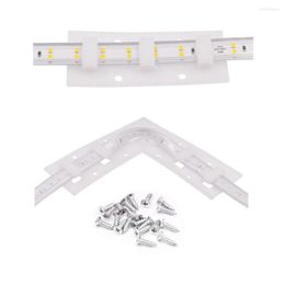 Strips 15mm LED Strip Clips For 110V 220V 2835 5054 Plastic Buckle High Quality Flexible Accessories