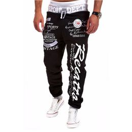 Men's Pants Men's Jogger Casual Pants Hip Hop Fitness Sportswear Bottoms Tight Sweatpant Trousers Printed Gym Jogging Sweatpants Streetwear 220907