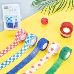 Gift Wrap 2rolls Writing Self-adhesive Non-woven Finger Tape Anti-wear Protect Elastic Tapes DIY Materials