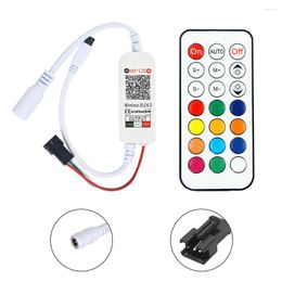 Controllers LED Strip Controller Mini 21key Bluetooth 5V -24V For 2812 2811 1903 Addressable Pixels Light Tape