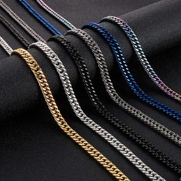 Edelstahl-Kettenglieder-Halskette für Männer und Frauen, Geschenk, Schmuck, Accessoires, Großhandel