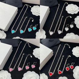 2022 Top Love Jewelry Sets Bracelet Earrings Necklace bangle bangles chains dinh van Brandjewelry8 designer jewelry luxury pulsera cjeweler heart gift