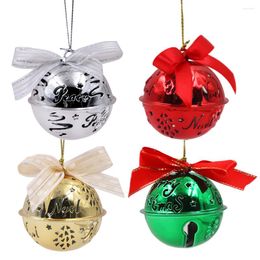 Party Supplies Bell Christmas Hanging Jingle Xmas Tree Craft Fashion Holiday Bells Bauble Pendant Diy Wind Chimes Indoor Ornament