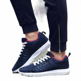 Running Shoes navy Blue Fashion Sports Outdoor Sneakers Soft Sole Men Women Factory Sport Shoe 5 Colours Mix Orders