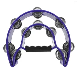 Party Supplies Tambourine For Adults Kids Metal Jingles Percussion Handheld Tambourines Moon Musical Instruments