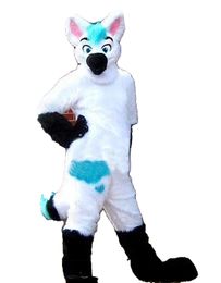 Cute Wolf Mascot Cartoon Costume Party Costumes Adult Size Happy Mascots