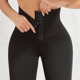 Womens Leggings CHRLEISURE High Waist for Fitness Sexy Slim Black Push Up Sports Sportswear 220906