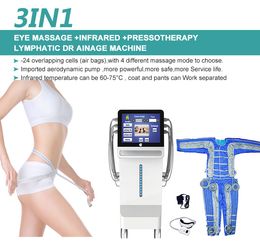 Professional Vertical 24 air bags Pressotherapy Slimming Machine Lymphatic Drainage Weight Reduction Beauty Equipment Air Pressure Body Detox Massager