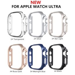 Hollowed-out Case Watchcase Watch Accessories Wristband Cover Protective Shelter for Apple Watch Ultra Series 8 iWatch 49mm