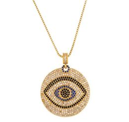 Jewellery Necklaces Pendants eye Virgin Mary chain necklace Zirconia Jewellery Cubic Crystal Cz Fashion Charm rya45