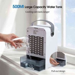 Electric Fans Mini Air Conditioner Cooler Water Cooling Conditioning For Room Office Mobile Portable Cars T220927